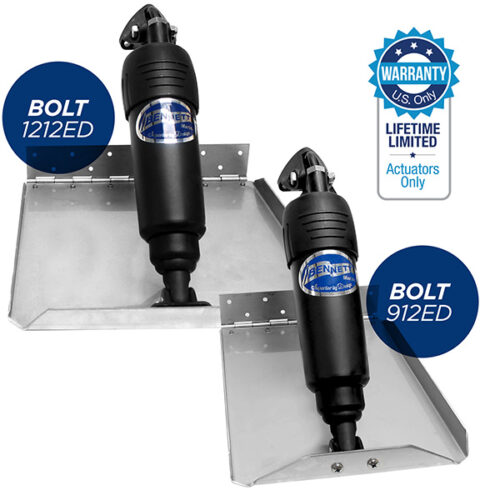 BOLT Electric ­– Edge Mount  Limited Space Trim Tab Systems